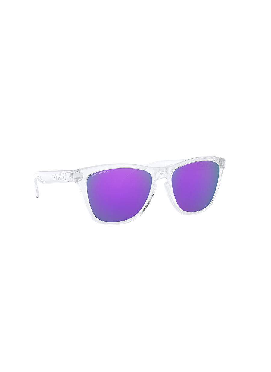 Oakley Frogskins™ OO9013 Kare Şeffaf Erkek Güneş Gözlüğü — صورة المنتج 12 من 12