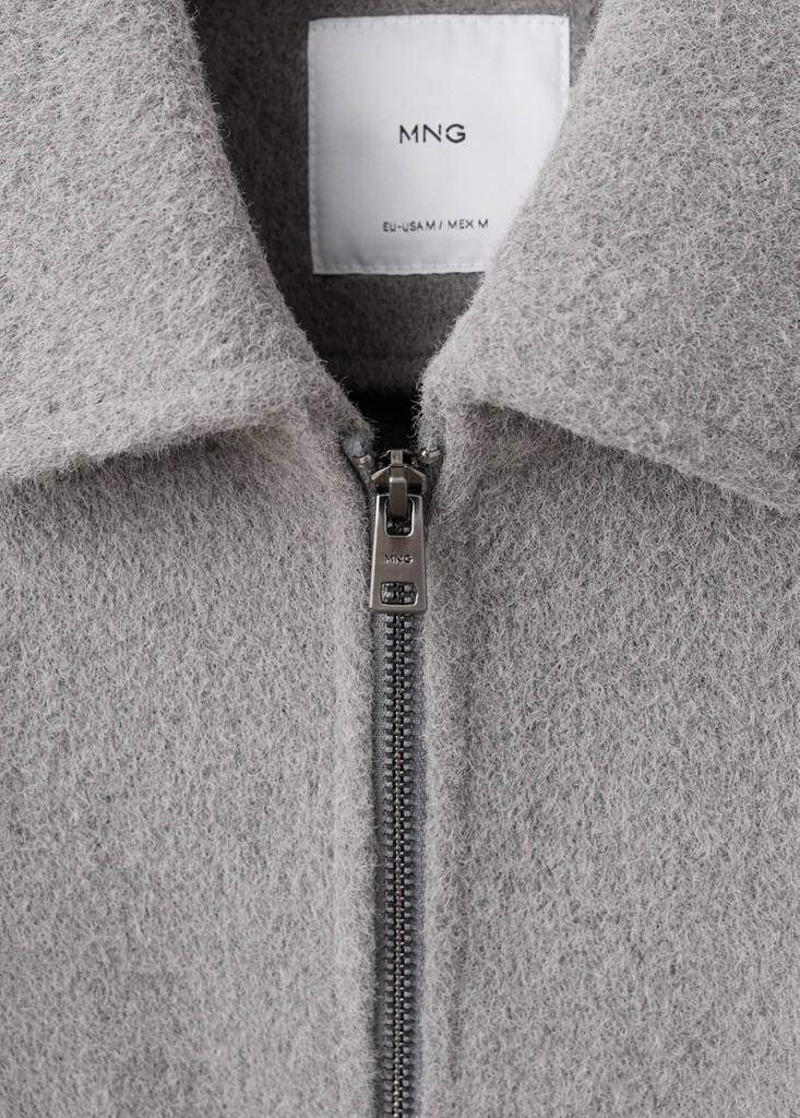 Textured sweatshirt with zip — Product image 7 of 8