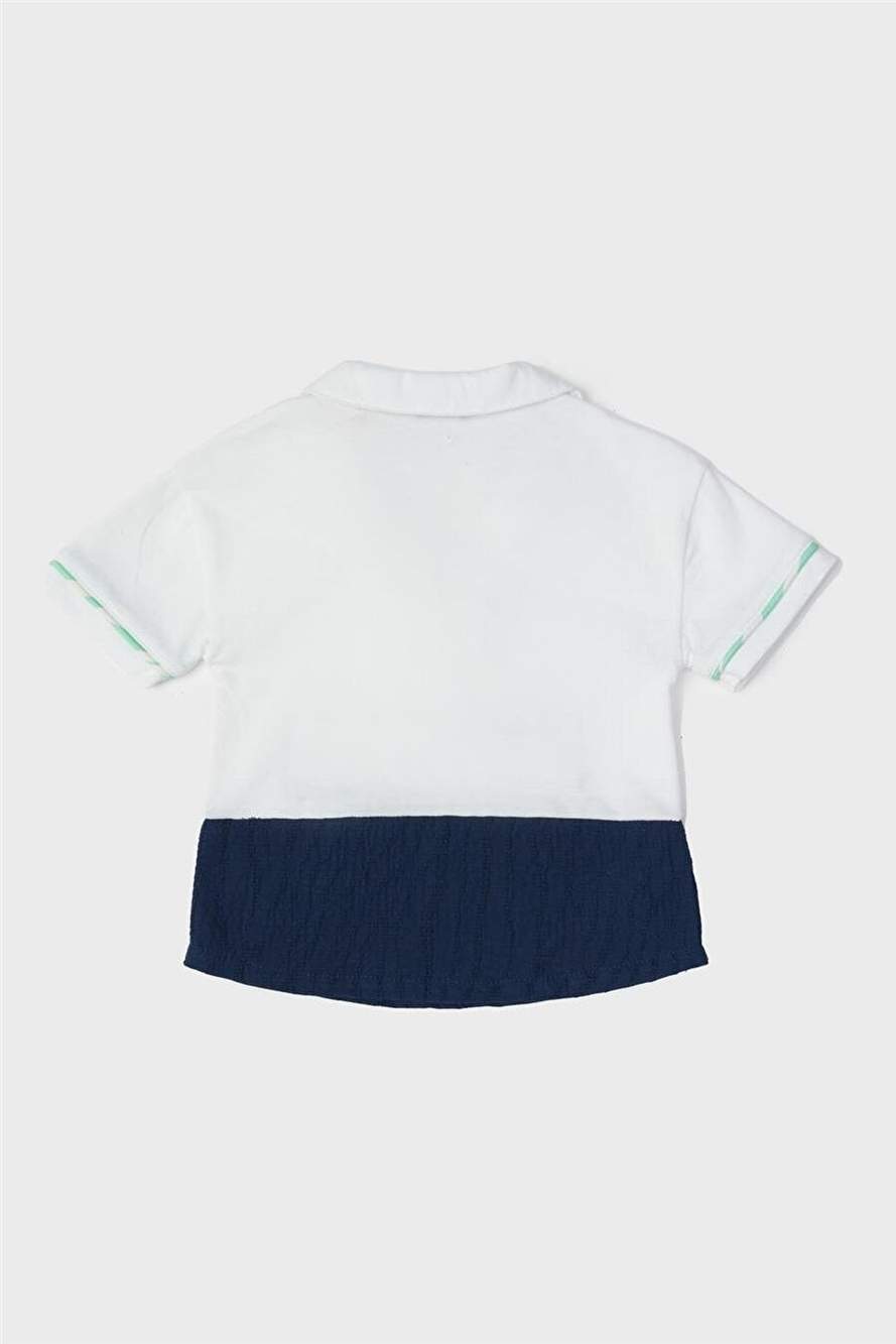 GB Baby Erkek Bebek Beyaz T-Shirt — صورة المنتج 6 من 15