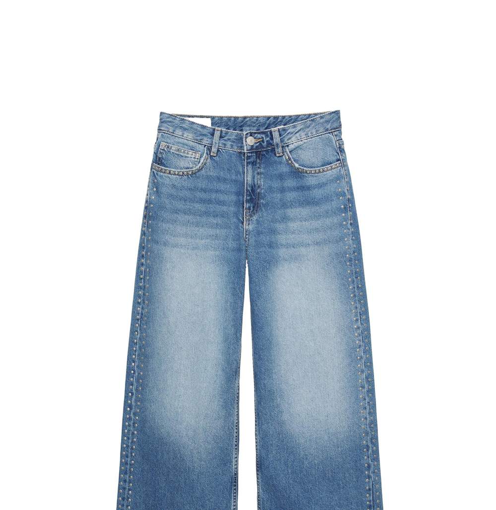 Wide-leg stud jeans — Product image 27 of 60