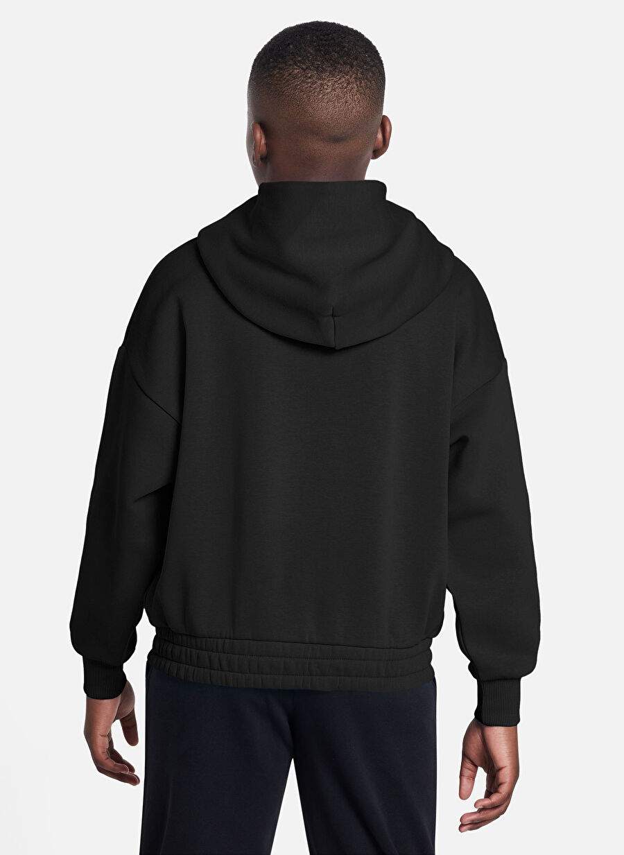 Nike Printed Men's Black Sweatshirt FN8355-010-K NK C.O.B. FLC PO HO — Product image 3 of 3