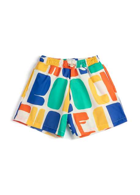 All Over Swim Board Shorts Colorful Boys' Swim Shorts