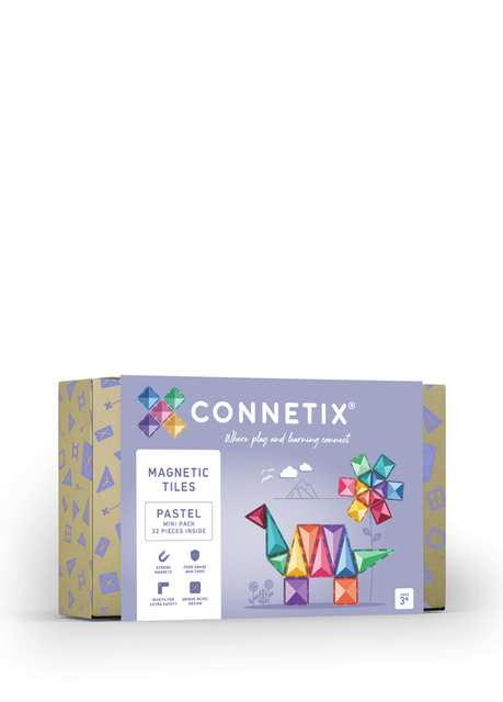 Pastel Manyetik Bloklar 32 Parça Mini Yapı Oyuncağı