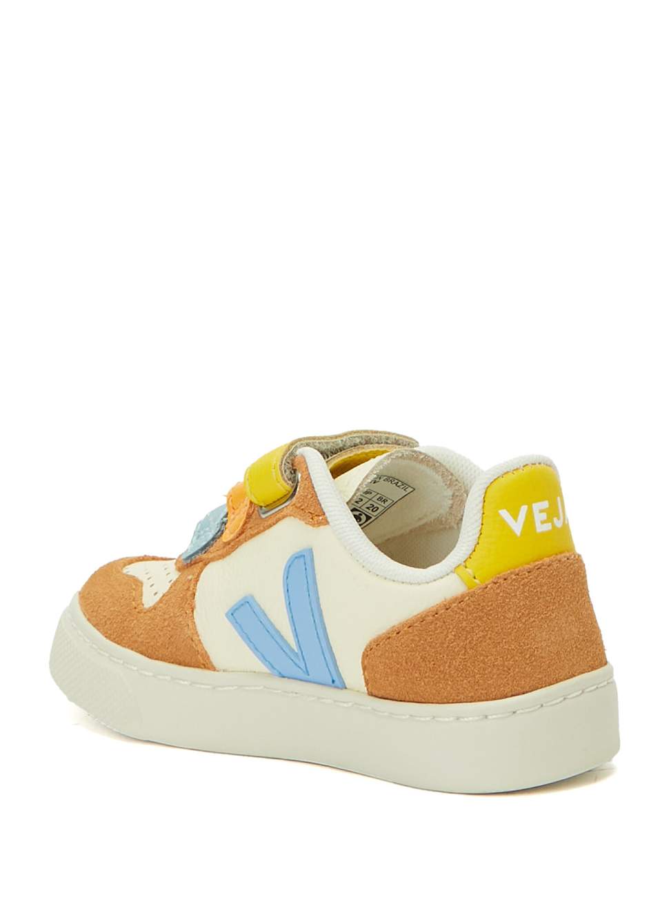 V-10 Çok Renkli Unisex Çocuk Deri Sneaker — صورة المنتج 3 من 5