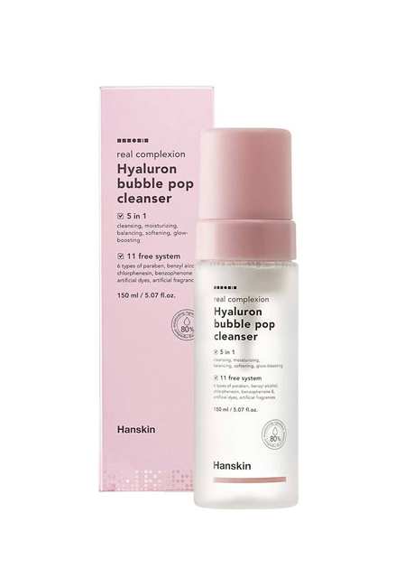 Hyaluron Bubble Pop Cleanser Hyaluronic Acid-Based Facial Cleaning Foam 150 ml