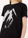 Limon Siyah Kadın Loose Fit Baskılı T-Shirt L5SL-TST5810 — صورة المنتج 17 من 35