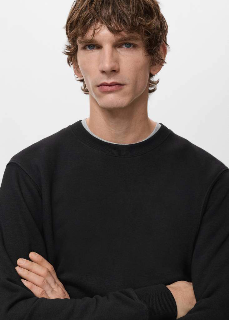 Cotton sweatshirt with soft-touch lining — Product image 5 of 30