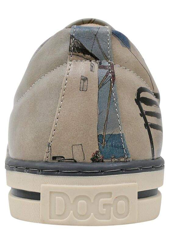 Women Vegan Leather Blue Sneakers - Meet me Halfway Design — صورة المنتج 7 من 7