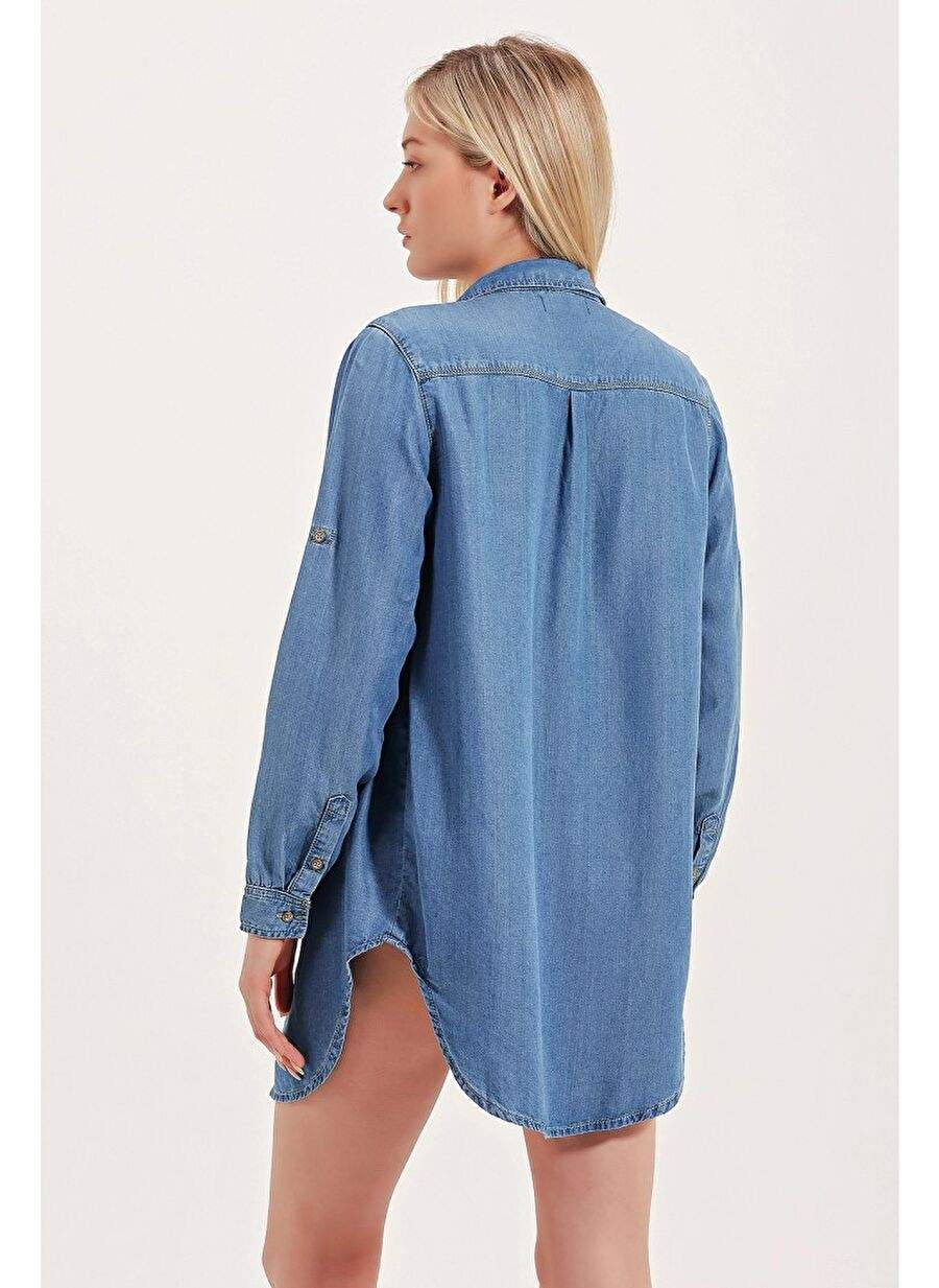 DENİM BLUZ — Product image 7 of 8