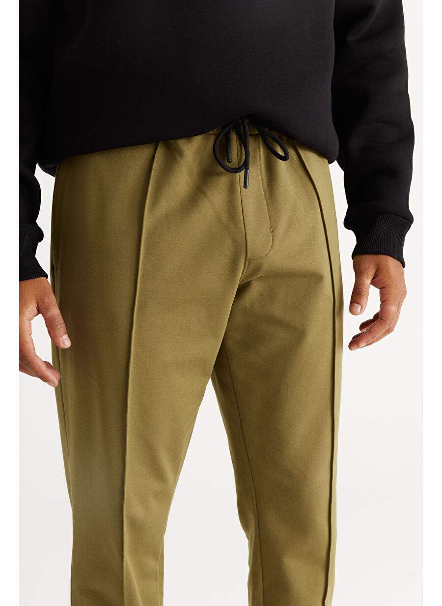 Erkek Haki Standart Fit Normal Kesim Pamuklu Esofman Alt — Product image 5 of 6