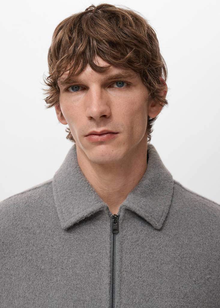 Textured sweatshirt with zip — Product image 5 of 8