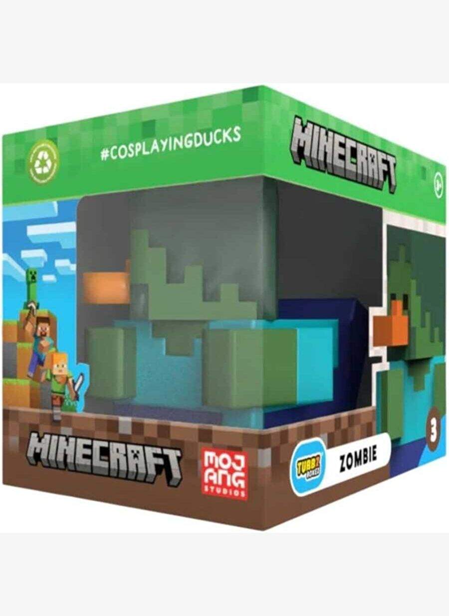 Tubbz Minecraft Zombie Boxed Lisanslı Cosplay Ördek Collectible Figür — صورة المنتج 5 من 5