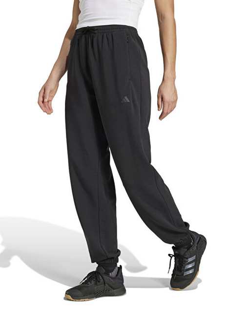 Adidas JP2644 D4T KNIT PANT Black Loose Fit Plain Women's Sweatpants