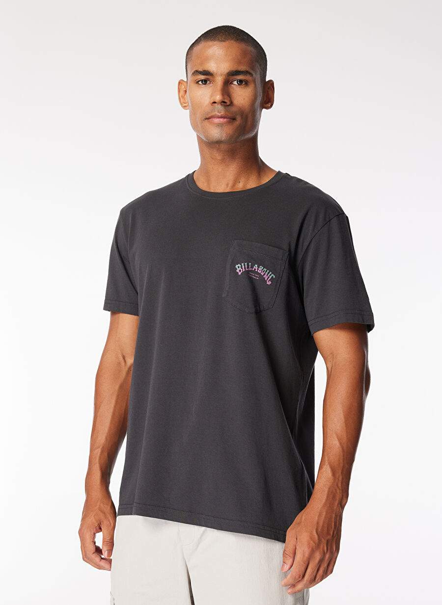 BILLABONG Siyah Stacked Arch Pkt Erkek T-Shırt Ebyzt00175 — Product image 3 of 5