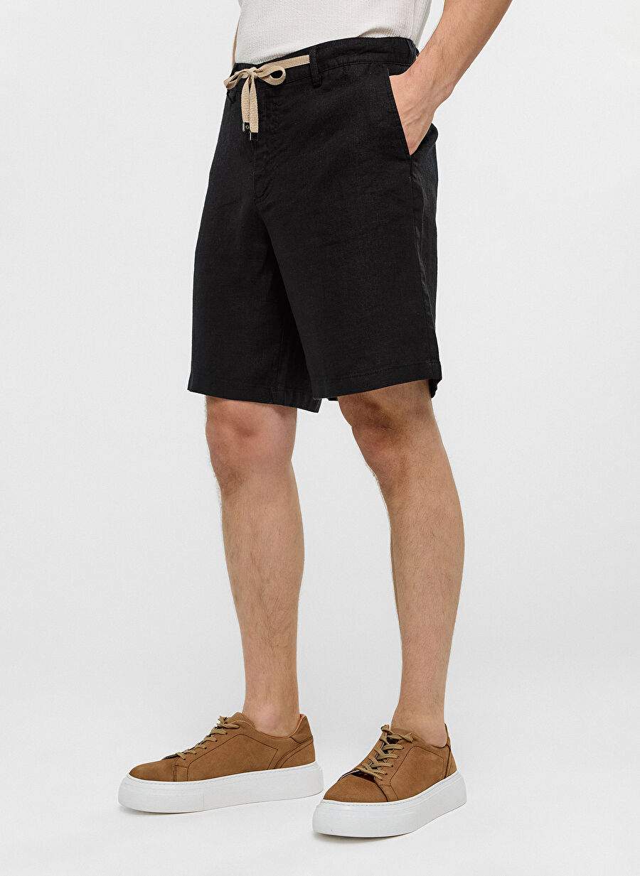 Back and Bond Black Men's Regular Fit Shorts B34S36020 — Product image 3 of 6
