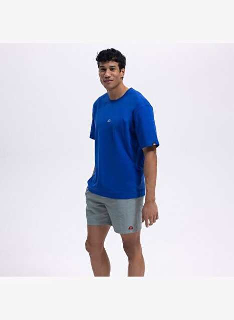 Ellesse Erkek Saks Mavi Oversize Tisort Em376 Sbl