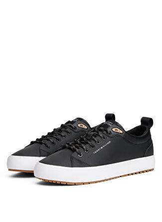 Tommy Hilfiger Black Male Sneaker Th Hi Vulc Core Low Cleat Lth — Product image 8 of 30