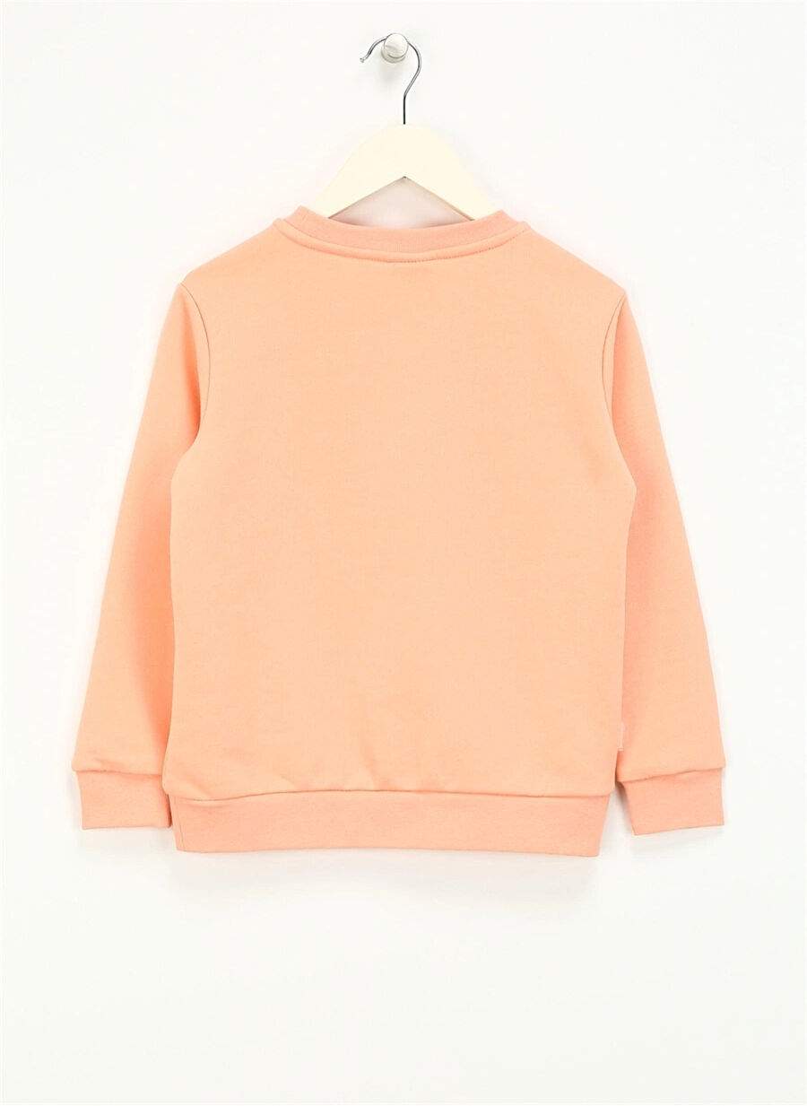 Haribo Somon Kız Çocuk Bisiklet Yaka Baskılı Sweatshirt HRBTXT302 — Product image 3 of 4