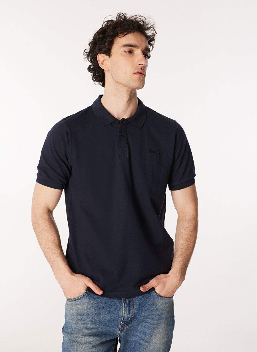 Lee Cooper Lacivert Erkek Polo T-Shirt 242 LCM 242025 TWINS LACİVERT — Product image 3 of 7