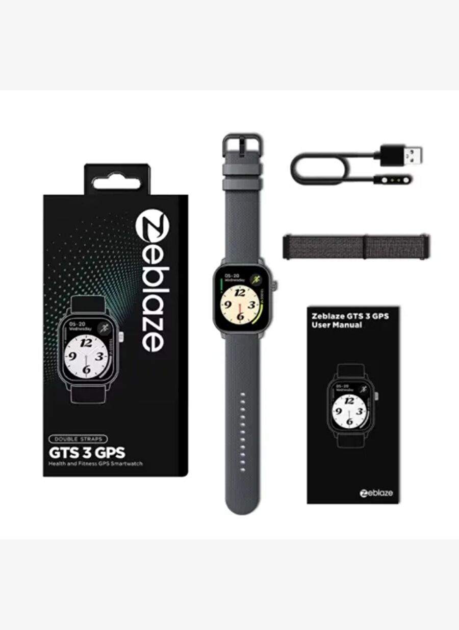 ساعة GTS 3 GPS الذكية - شاشة كبيرة جدا 2.01 بوصة - تصميم رفيع وخفيف - أكبر في التصميم — صورة المنتج 5 من 5