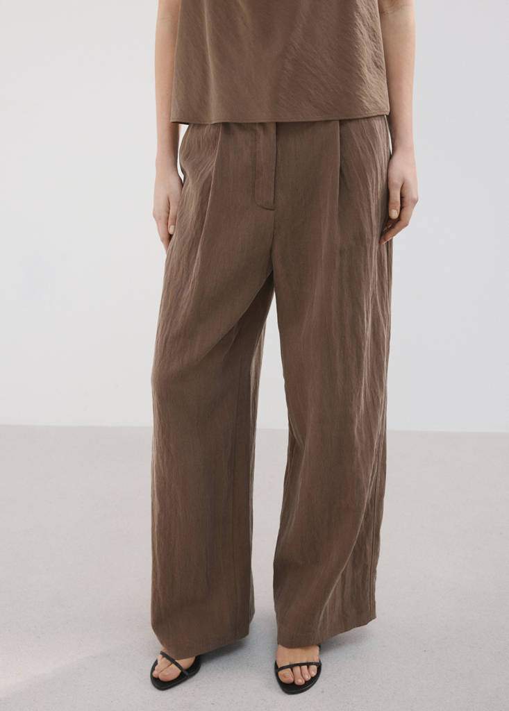 Straight lyocell trousers — Product image 3 of 8