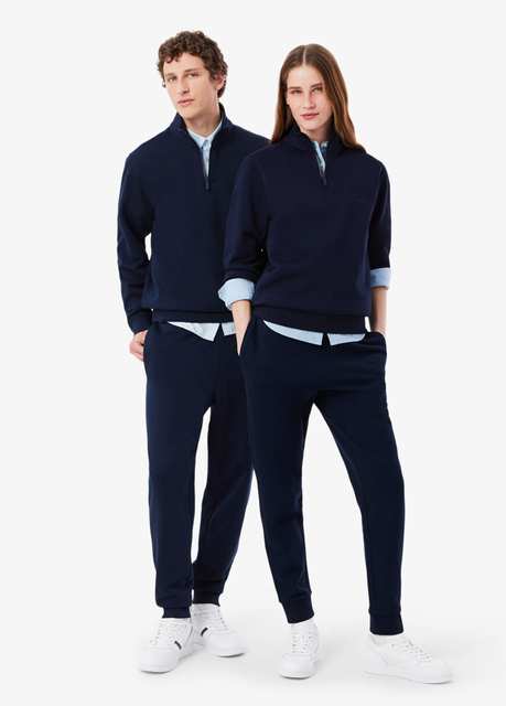 الأزرق الداكن مدبب صالح للجنسين Sweatpants ستة