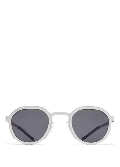 Mr001 Al2 C380 White Silver Titanium Unisex Sunglasses