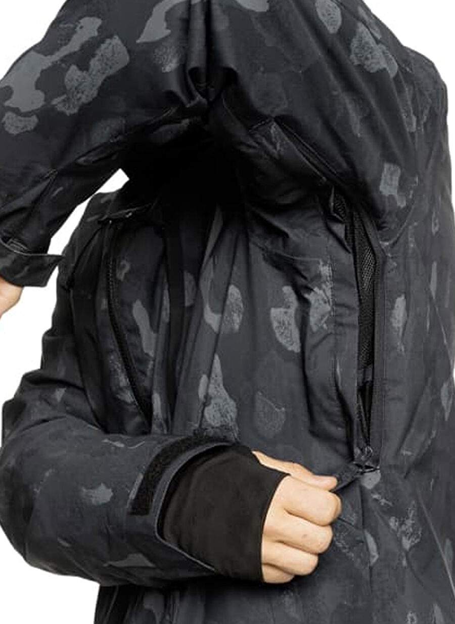 Quiksilver Black Men's Ski Coat Eqytj03479mission Printed Jk — Product image 8 of 10
