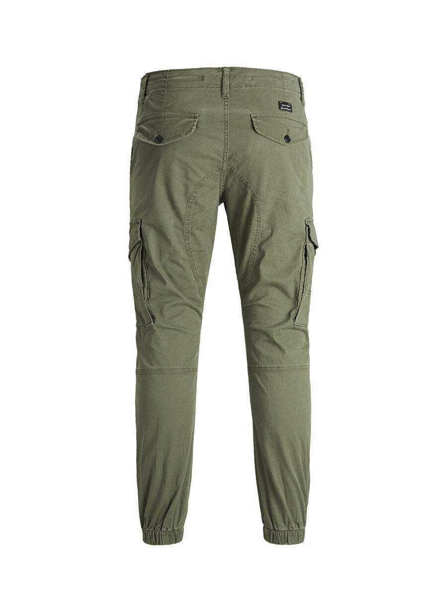 Jack & Jones Yeşil Erkek Çocuk Düz Kargo Pantolon JPSTPAUL JJFLAKE 542 OLIVE NOOS JNR — Product image 7 of 8