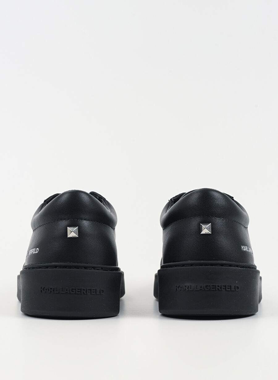 Karl Lagerfeld Siyah Erkek Deri Sneaker Flint Ii U Front Lo Lace — Product image 5 of 5