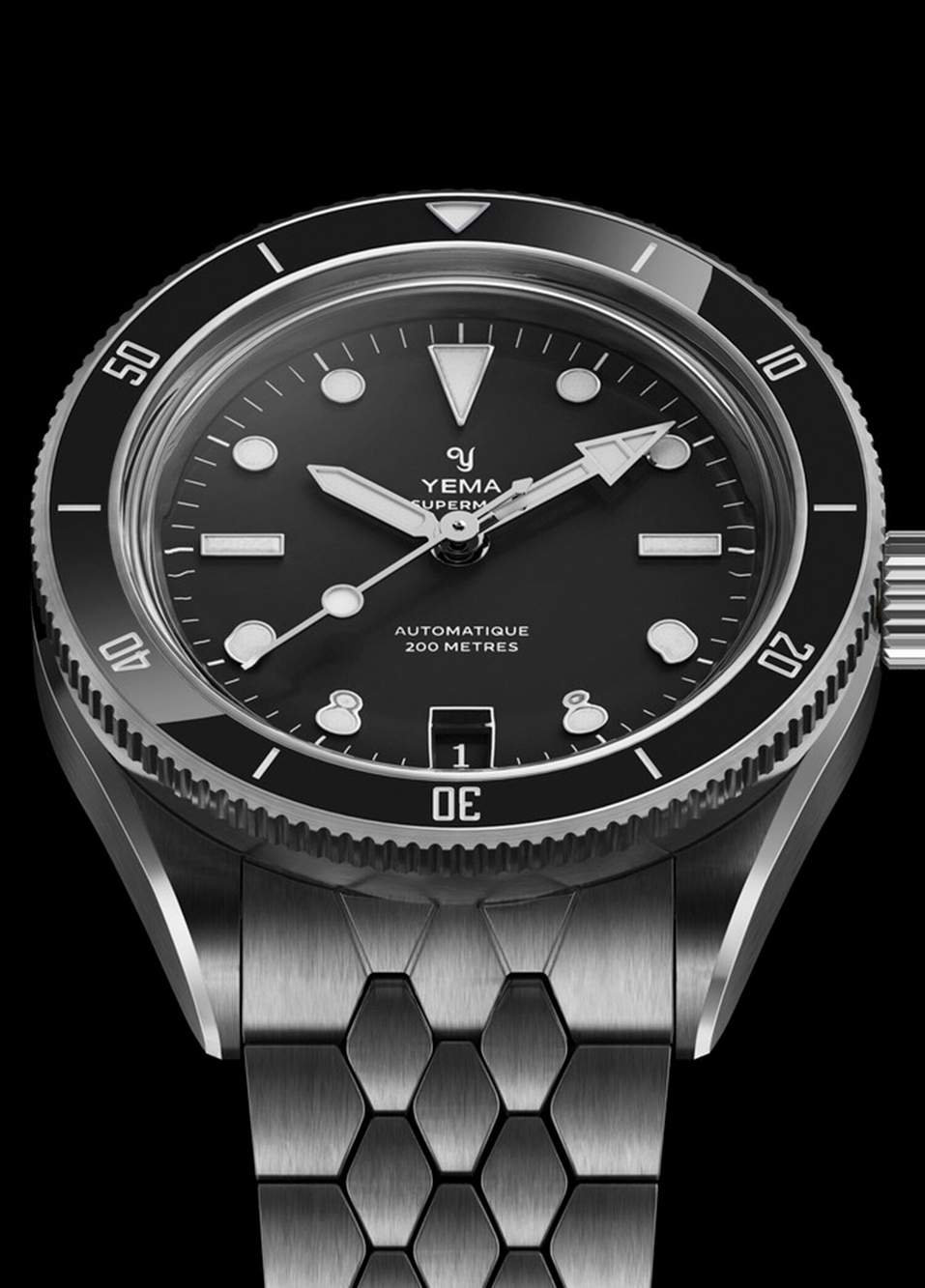 Superman Dato 12.25.11.66.SN. M2 Sterling Silver Men's Wristwatch — صورة المنتج 3 من 5