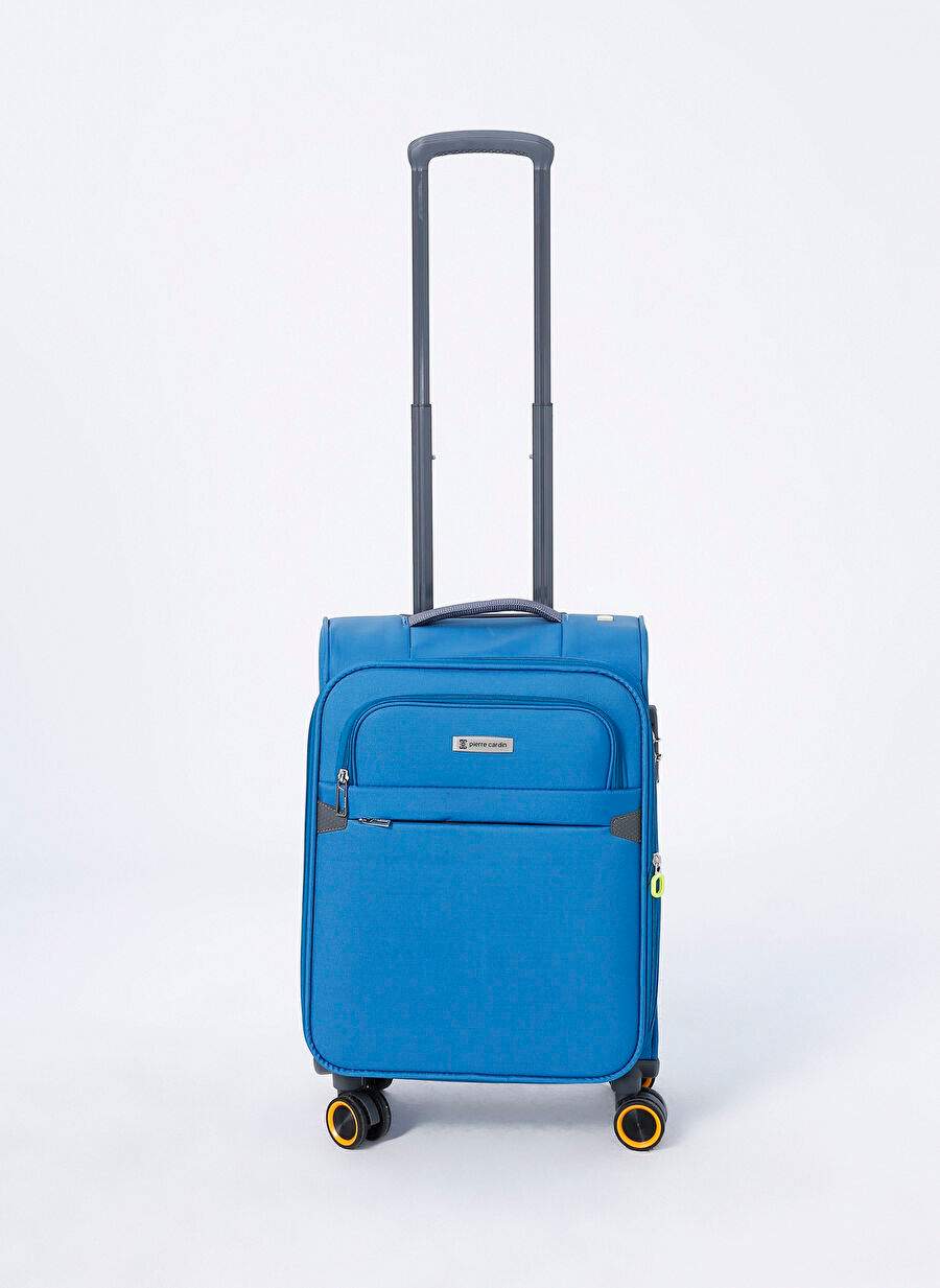 Pierre Cardin Blue Unisex Squeegee Fabric Suitcase 04PC6000-03 — Product image 1 of 5
