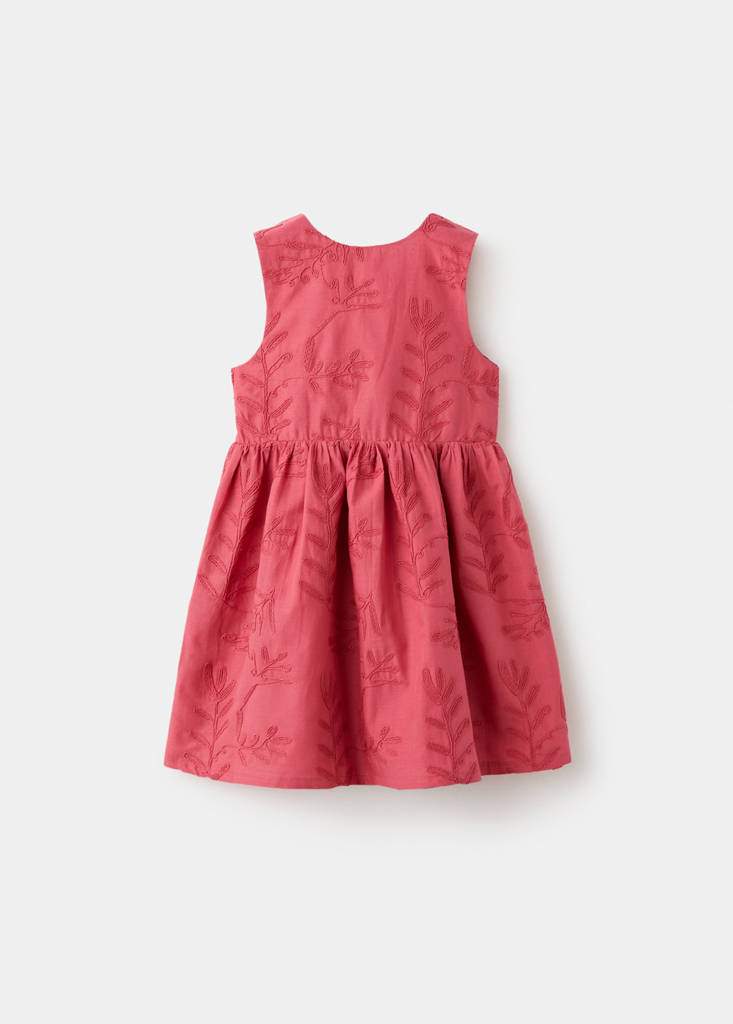Embroidered dress with back opening — Product image 4 of 6
