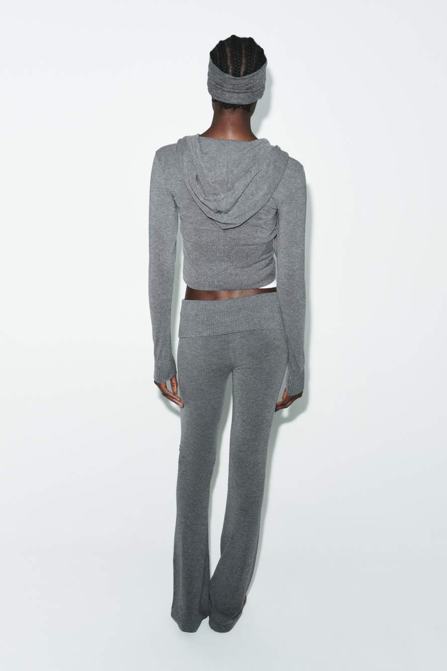 SEAMLESS FLARE TROUSERS — Product image 3 of 8