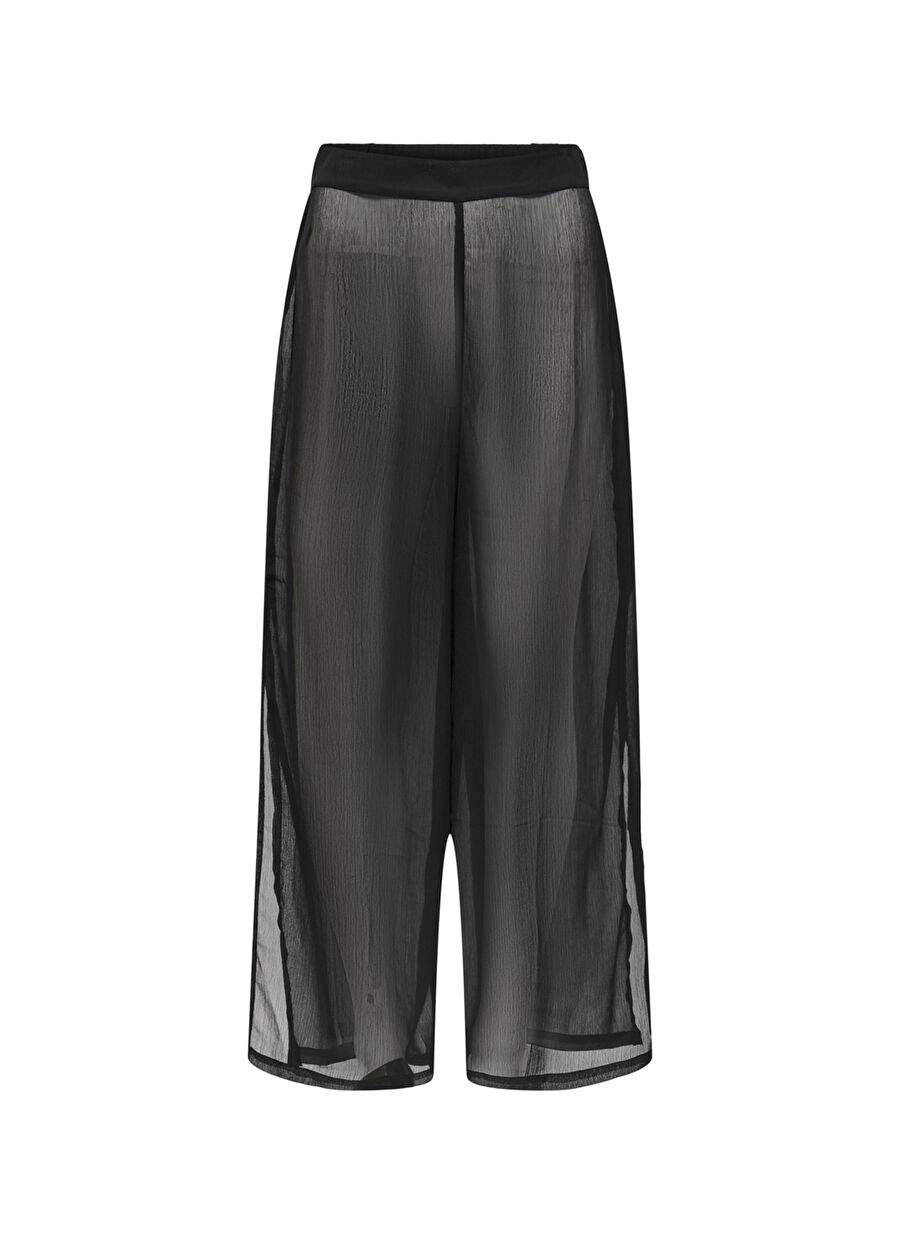 Only Onlanna Life Beach Pants  Normal Kalıp Düz Siyah  Kadın Pareo — صورة المنتج 5 من 6