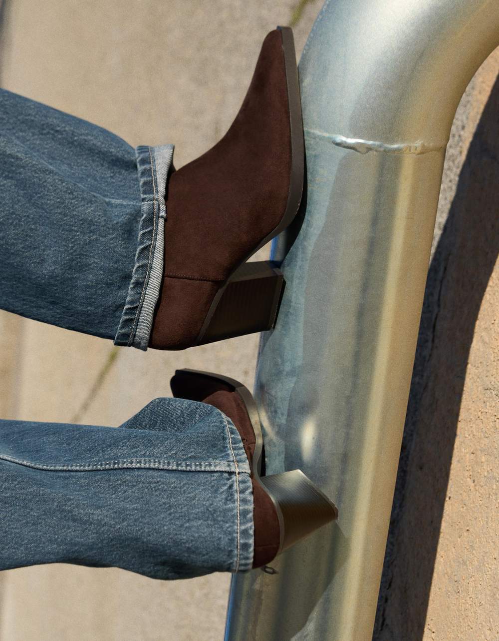 Cowboy heel ankle boots — صورة المنتج 5 من 8