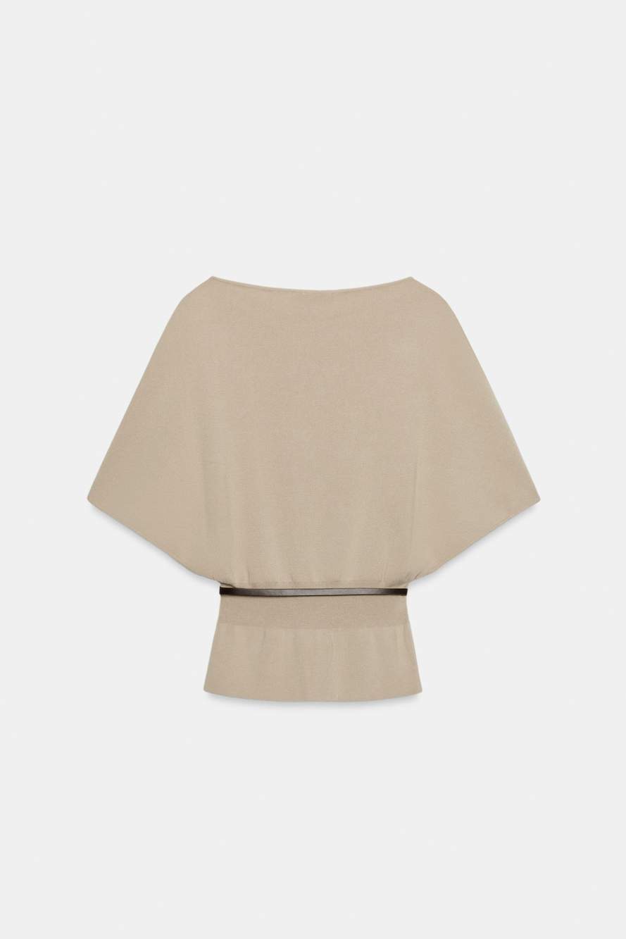 KNIT JUMPER WITH BELT — Product image 7 of 8