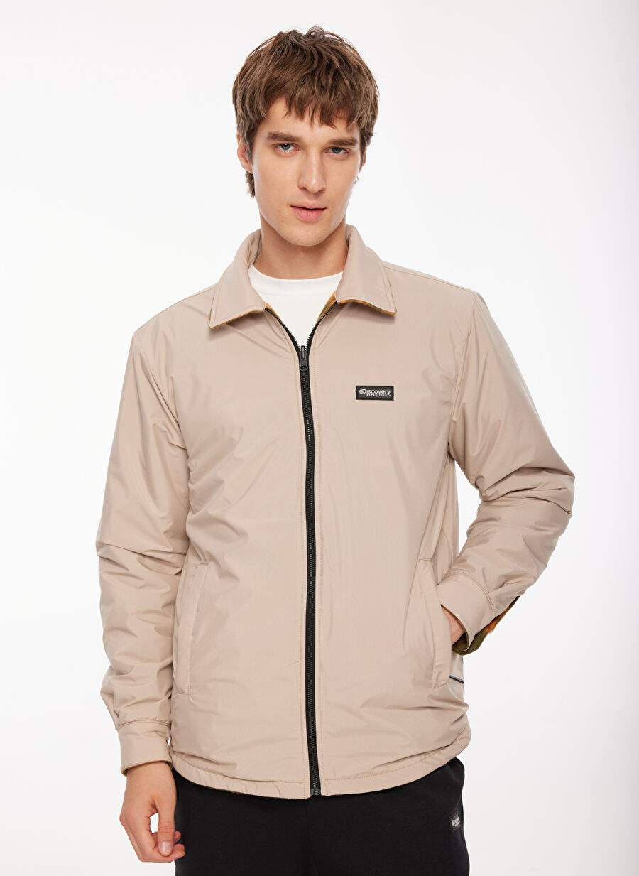 Discovery Expedition Khaki Men's Relaxed Fit Check Jacket D3WM-MNT6 — Product image 12 of 15