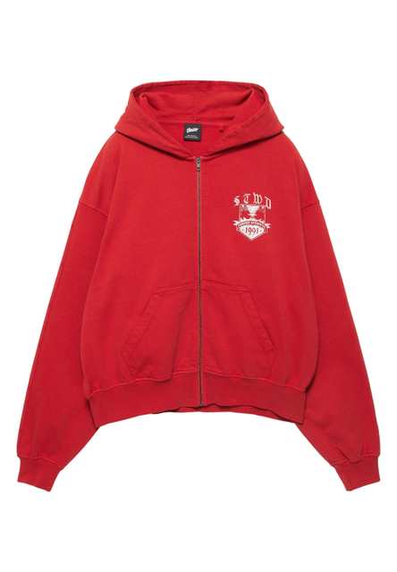 STWD zip-up hoodie