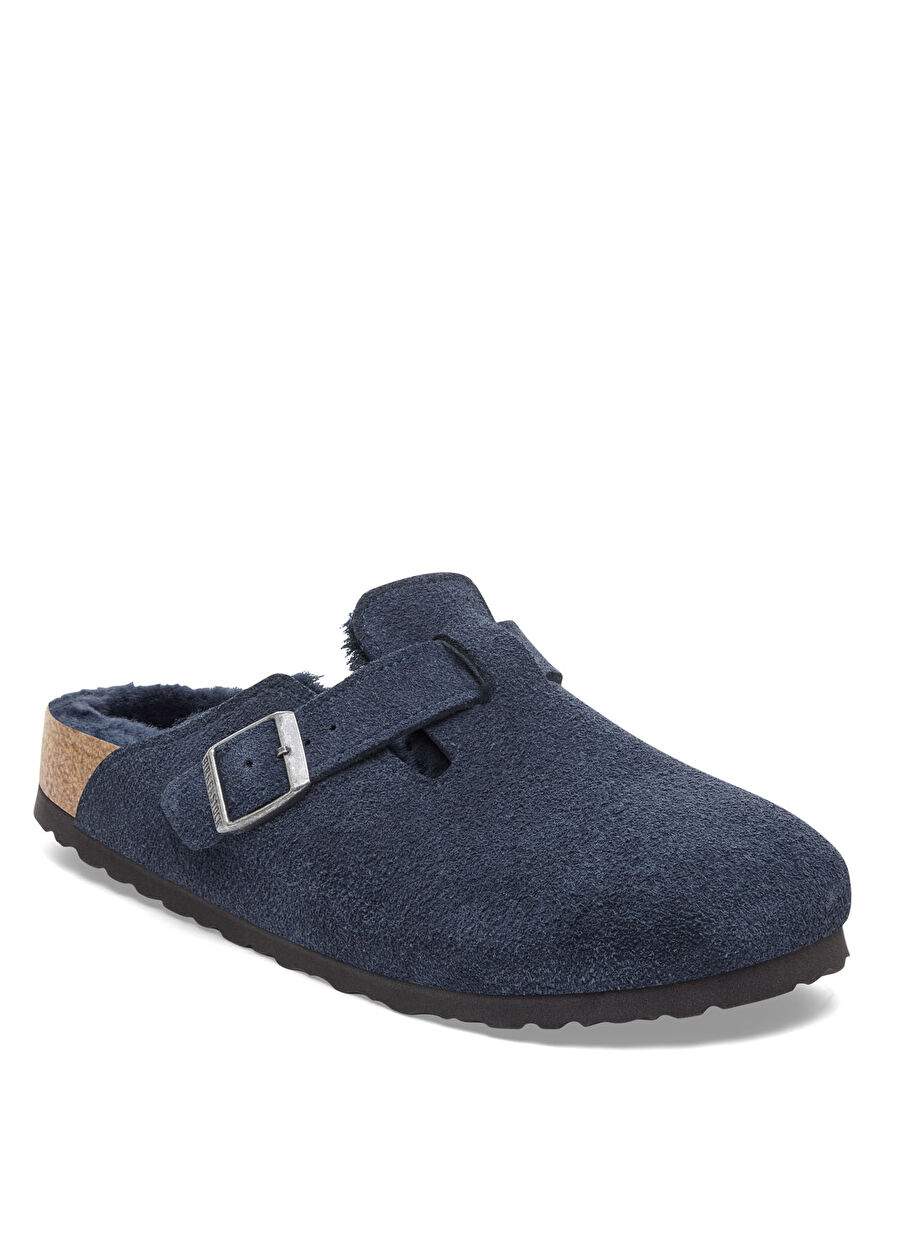 Birkenstock Navy Men's House Slipper Boston Vl Shearling — Product image 5 of 15