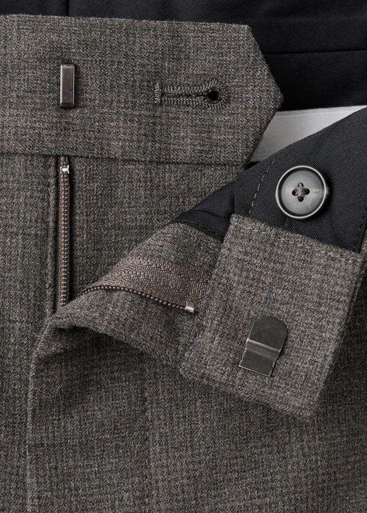 Regular fit micro-check trousers — Product image 8 of 19