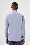 Bisse Erkek Regular Fit Klasik Gömlek Lacivert GM23K232031_D39 — صورة المنتج 10 من 25