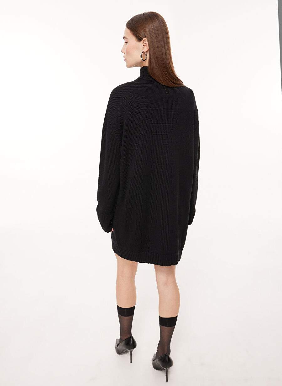 Bicycle Collar Printed Black Short Women Dress A0485 — Product image 5 of 5