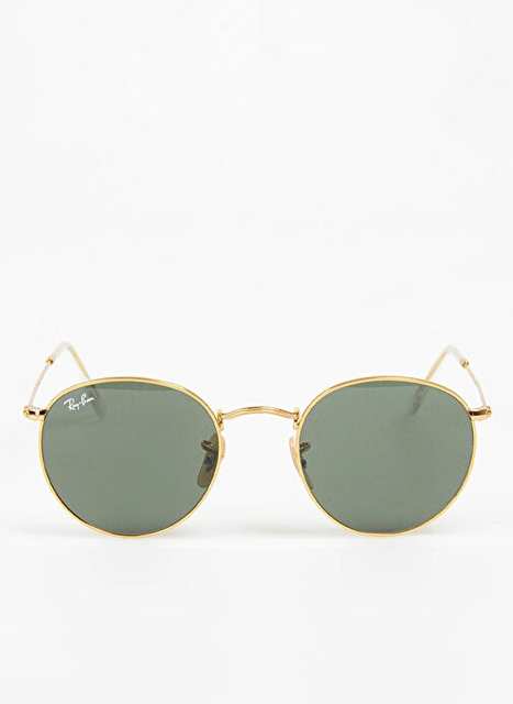Ray-Ban Round RB3447 Yuvarlatılmış Kare Altın Erkek Güneş Gözlüğü