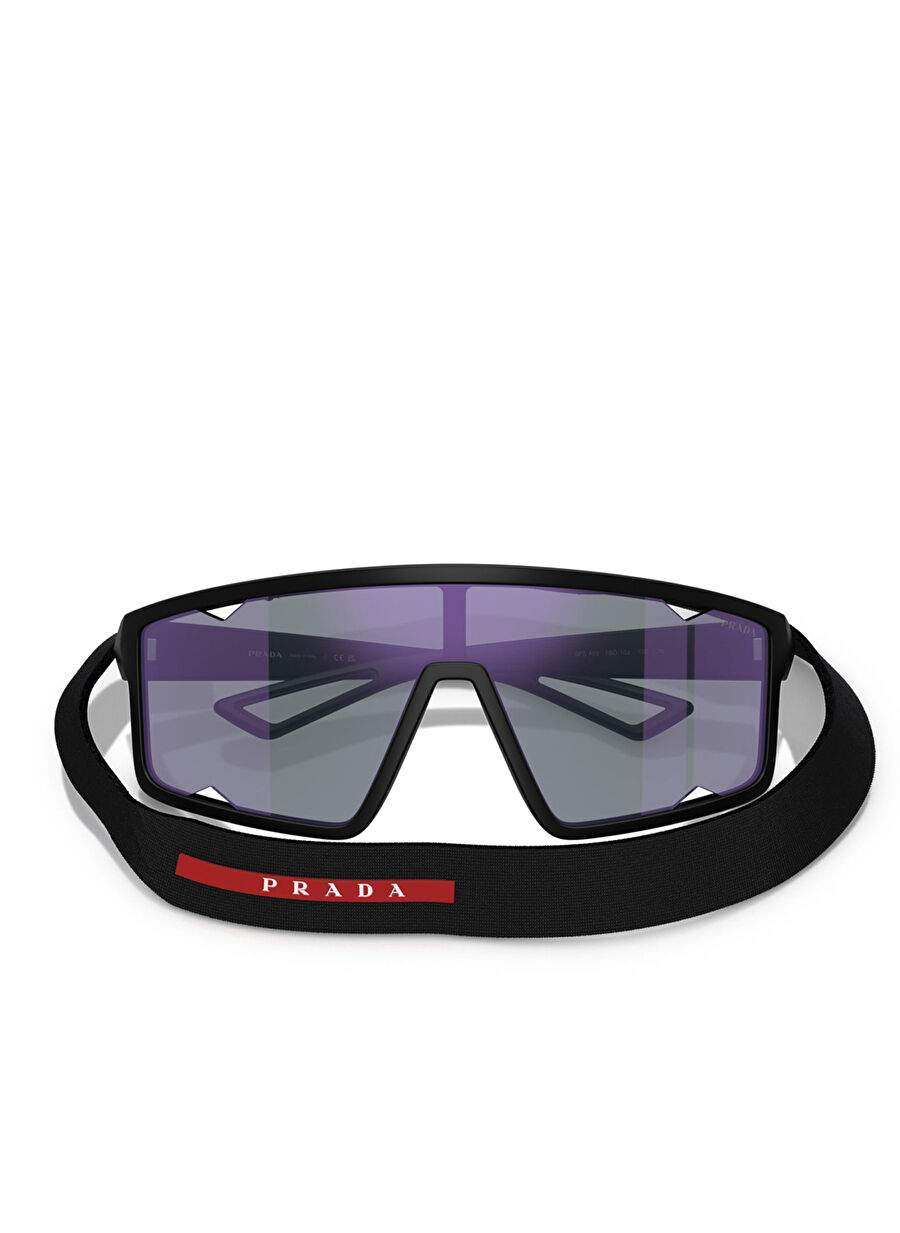 Prada Linea Rossa PS A03S Dikdörtgen Siyah Erkek Güneş Gözlüğü — Product image 3 of 5