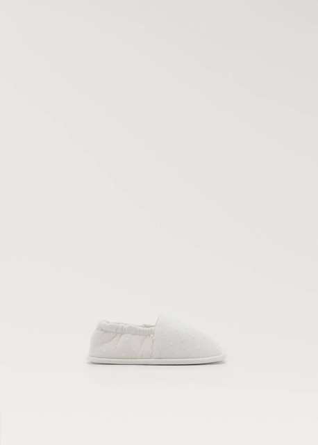 Poplin slippers