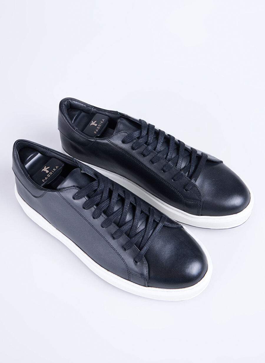 Factory Black Men's Leather Sneakers JAROD — Product image 7 of 11