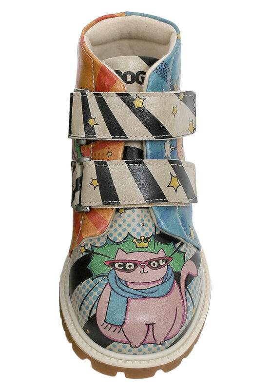 Kids Vegan Leather Multicolor Long Boots - Dogo Cool Design — Product image 5 of 7