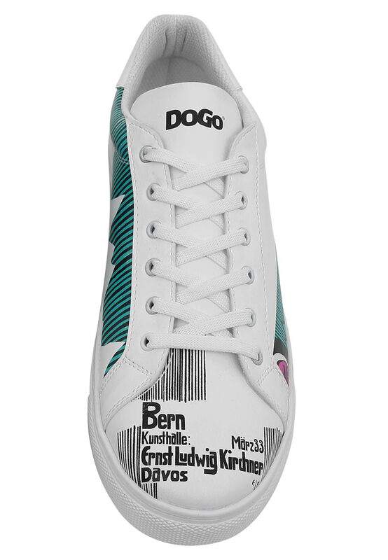 Men Vegan Leather White Sneakers - Kunsthalle Design — صورة المنتج 4 من 8