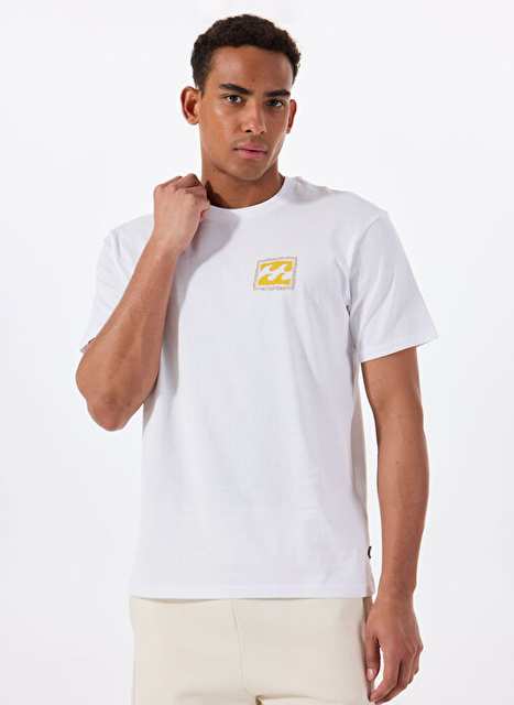 Billabong Crayon Wave Ss Ebyzt00292 White Male Regular Fit T Shirt